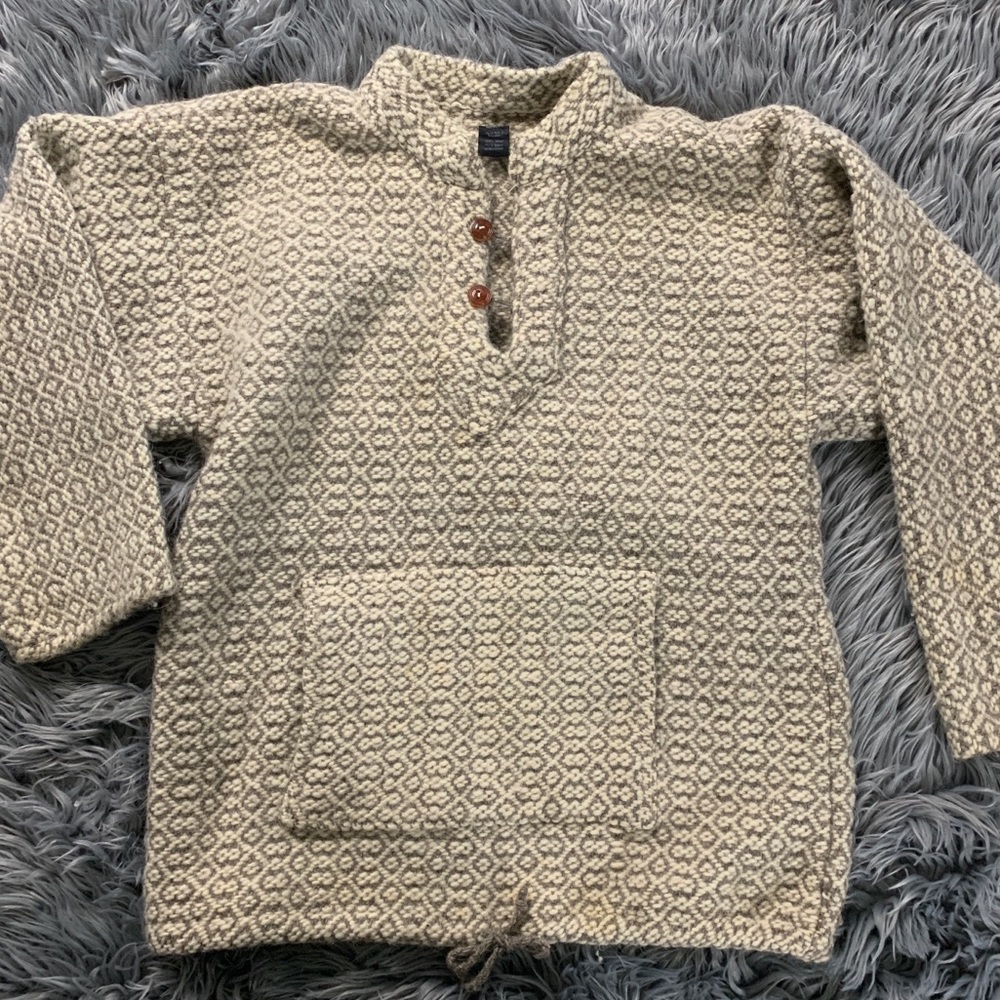 Diversified imports hand-knit wool sweater size S